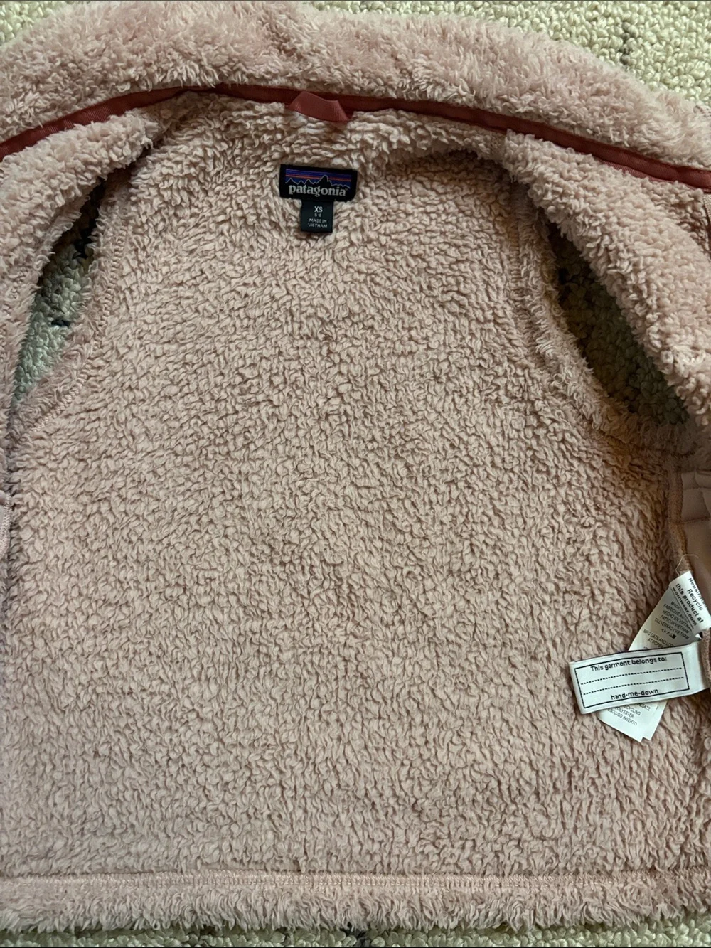 Patagonia fleece Vest xs (5/6) EUC